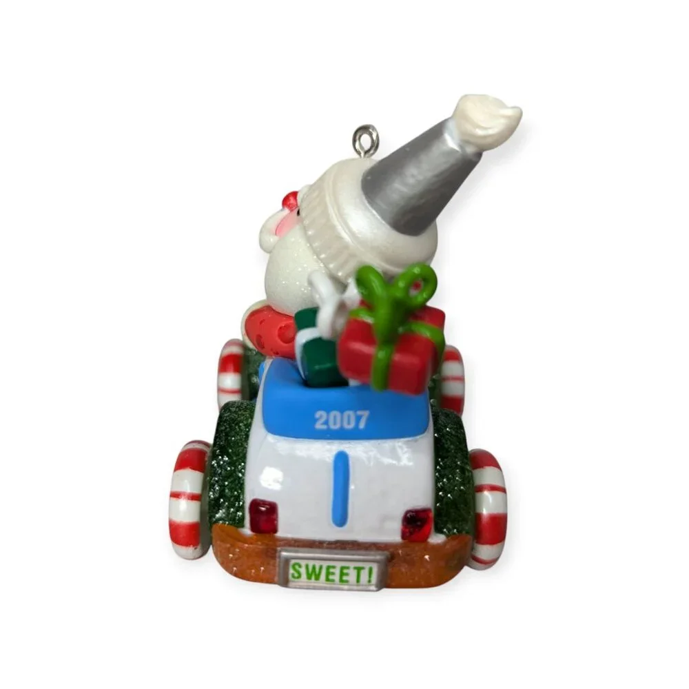 2007 Hallmark Keepsake Ornament Christmas Santa's Sweet Ride First In Series